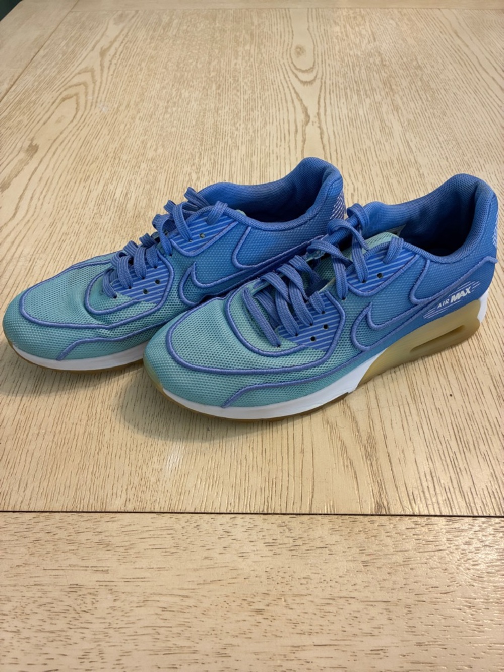 Women’s Nike Air Max 90 2.0 Ultra “Breathe” Sneaker Shoes (Blue/Violet)